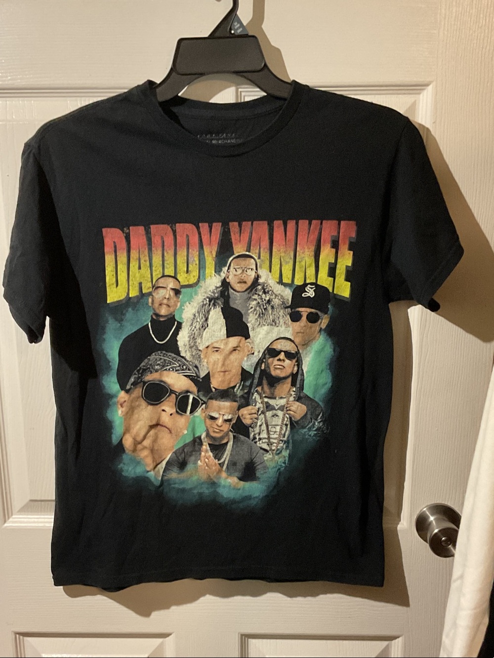 Daddy Yankee Black Short-Sleeve Graphic Band Tee